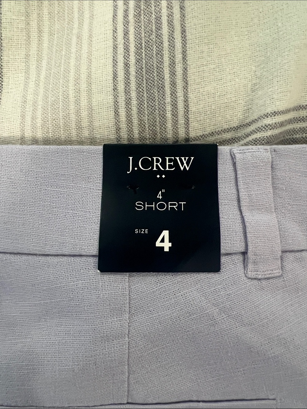 J. Crew Lilac Scallop Hem High-Rise Women's Shorts - Picture 4 of 4
